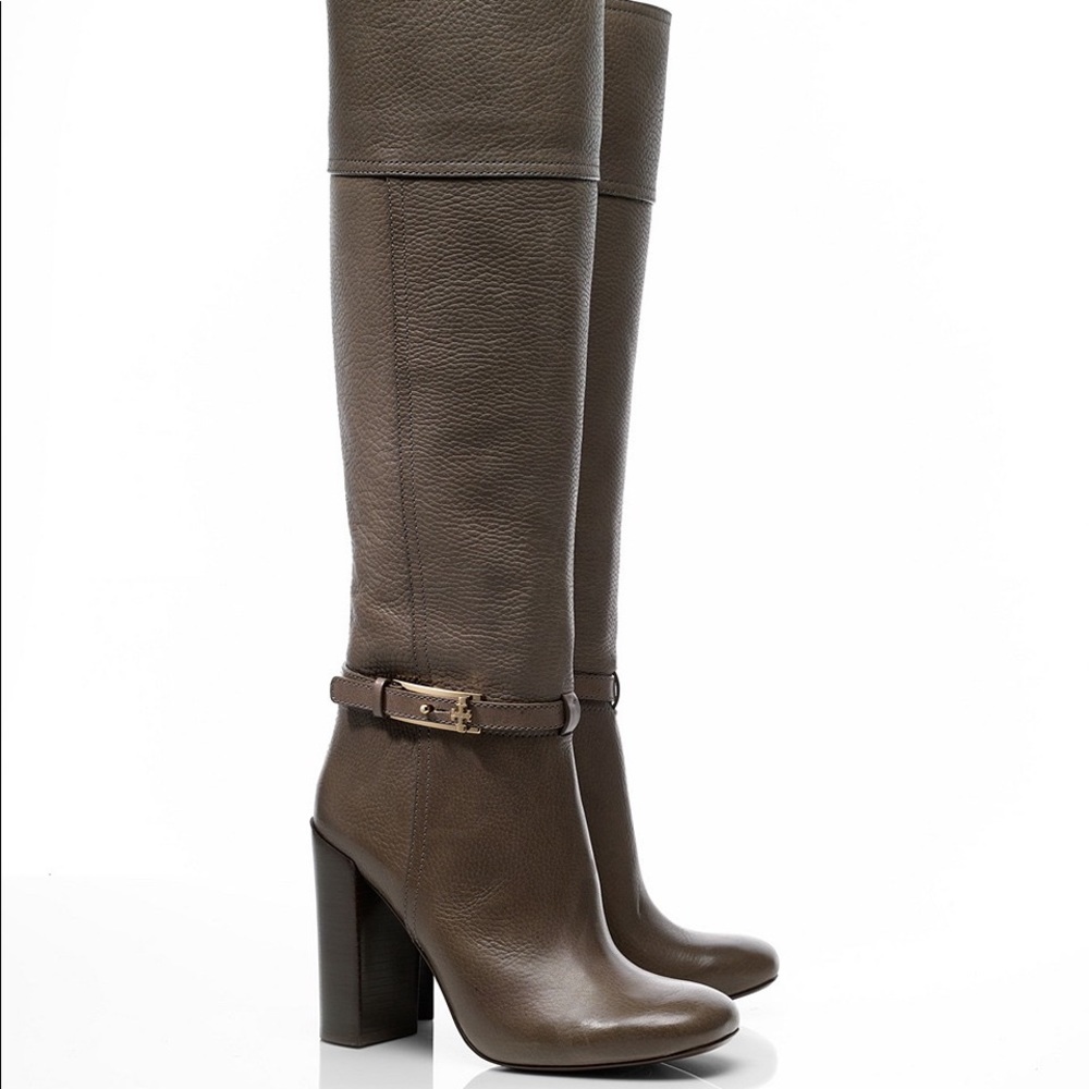 Tory Burch Jenna Mid Heel Boots